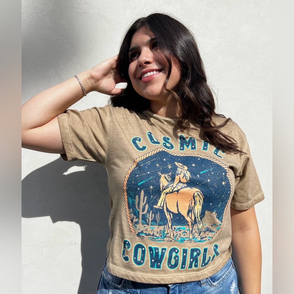 The  Cosmic Cowgirls Vintage Tee